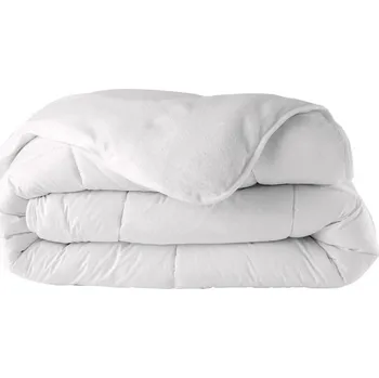 přikrývka Blancheporte Přikrývka Ourson ze 2 materiálů 400g/m2, s úpravou proti roztočům bílá 140x200 cm