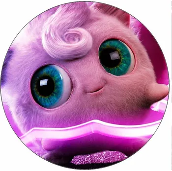 Jedlá dekorace na dort Jedlý papír Pokémon Jiglypuff 19,5 cm