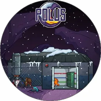 Jedlá dekorace na dort Jedlý papír Among us Severní pól 19,5 cm