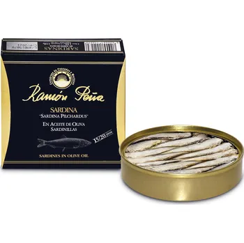 konzervovaná ryba Ramon Pena MALÉ SARDINKY V OLIVOVÉM OLEJI 130G EDICE GOLD