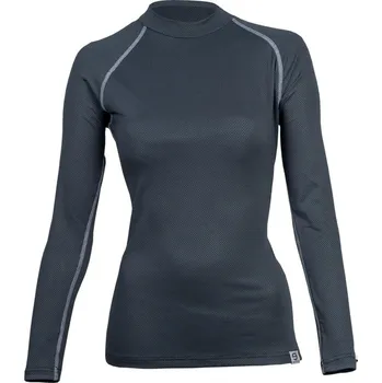 Dámské termo triko nanosilver® Raglan antracitově šedé - dlouhý rukáv