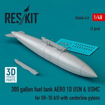Plastikový model 1/48 300 gallon fuel tank AERO 1D USN&USMC