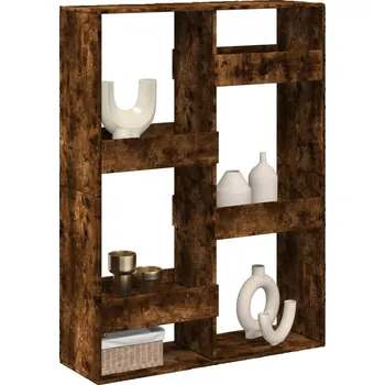 Knihovna vidaXL Dělicí stěna 100 x 33 x 135 cm kompozitní dřevo [3309555] Barva: kouřový dub