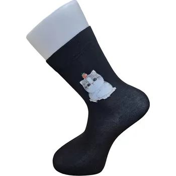 Dámské ponožky Aura Via Ponožky s motivem roztomilé kočky 35-38