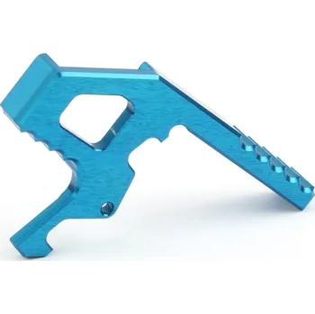 Sportovní střelba RetroArms CNC zvětšení natahovací páky M4, typ A - Modrá