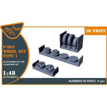 Plastikový model 1/48 F-86A wheel set type 1 (CLPR)