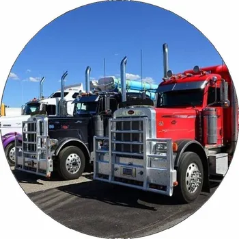 Jedlá dekorace na dort Jedlý papír různé kamiony 19,5 cm