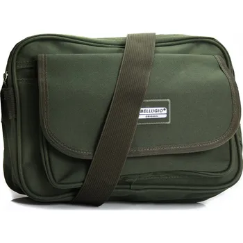 Kabelka Pánská textilní taška Bellugio Tarrok, khaki