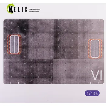 Plastikový model 1/144 CVN 78 Gerald Ford Base Type 1 (280x180 mm)