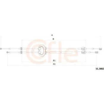 Tazne lanko, rucni prevodovka COFLE 11.3882