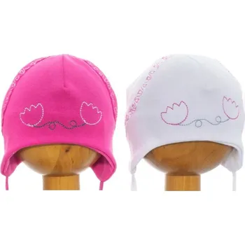 Dívčí tričko KROCHETTA KLOBOUK JARO bílá 42