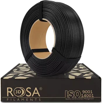 Filament ReFill ROSA3D / PCTG+10GF / ČERNÁ / 1,75 mm / 1 kg