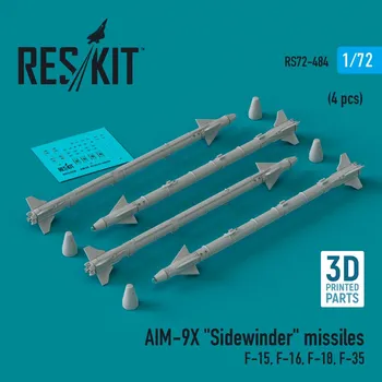 Plastikový model 1/72 AIM-9X 'Sidewinder' missiles (4 pcs.)