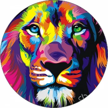 Jedlá dekorace na dort Jedlý papír barevná animace lev 19,5 cm