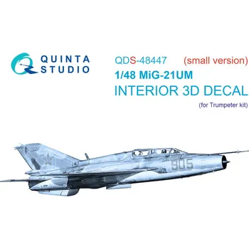 Plastikový model 1/48 MiG-21UM 3D-Print.&col.Interior (TRUMP) SMALL