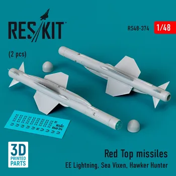 Plastikový model 1/48 Red Top missiles (EE Lightning, Sea Vixen)