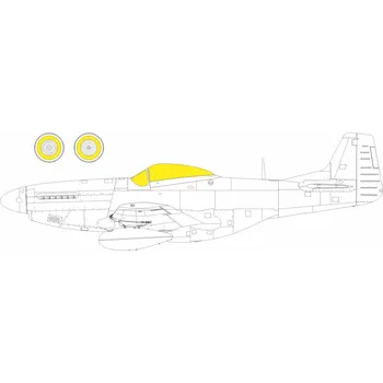 Plastikový model Mask 1/72 P-51D (EDU)