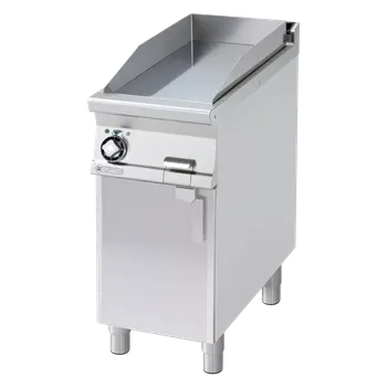Grilovací deska 36x68 elektrická hladká s podestavbou 400 V | RM - FTL-94ET