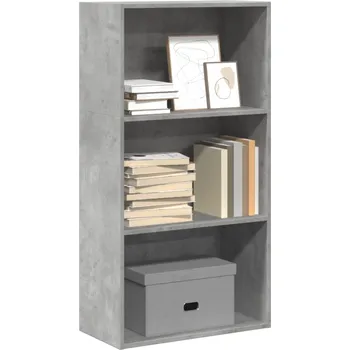Obývací pokoj vidaXL Knihovna betonově šedá 60 x 30 x 114 cm kompozitní dřevo