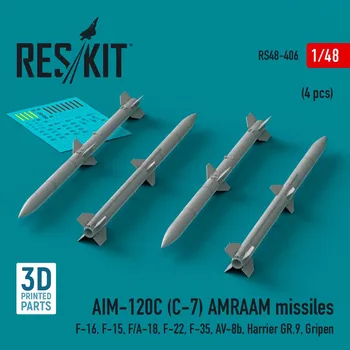 Plastikový model 1/48 AIM-120C (C-7) AMRAAM missiles (4 pcs.)