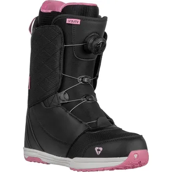 Boty na snowboard Gravity snowboards Boty na snowboard Gravity Aura Atop black/rose 24/25 (SAMOSTATNĚ NEPRODEJNÉ - pouze k zakoupenému prknu) Velikost: 37.5