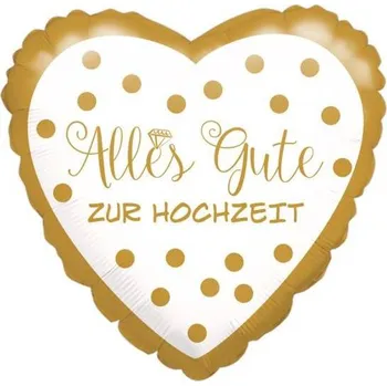 Balónek Fóliový balónek alles gute, 43 cm - Amscan
