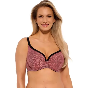 Podprsenka POLOMĚKKÁ PODPRSENKA LISE ART. 1259 meruňkově černá 70G