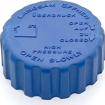 Zátka vyrovnávací nádržky modrá