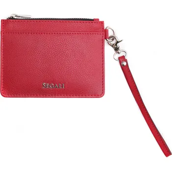 Kožená klíčenka s řemínkem Segali 7290 červená