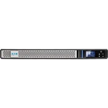 Záložní zdroj EATON UPS 5P 1550iR G2, Line-interactive, Rack 1U, 1550VA/1350W, výstup 6x IEC C13, USB, displej, sinus, slot pro LAN
