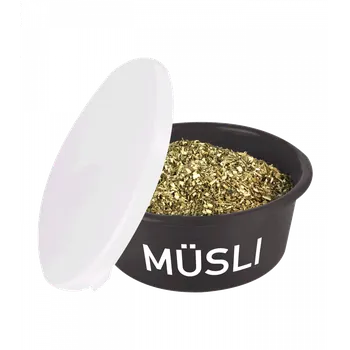 Síť na seno Kbelík na musli 5l šedá