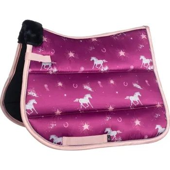 Dečka pod sedlo HKM Polly shetland magenta
