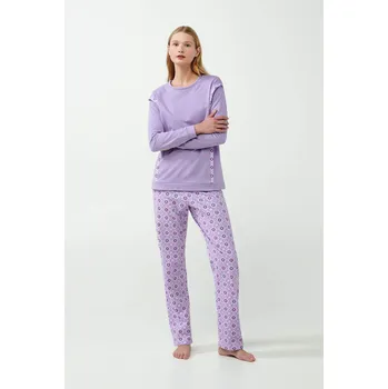 Dámské pyžamo Vamp - Dámské hřejivé pyžamo 21314 - Vamp lavender sweet L