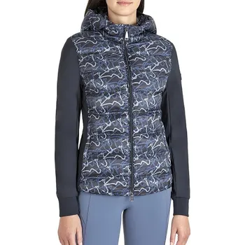 Bunda Equiline Elrube softshell L tmavě modrá