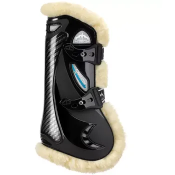 Koňské kamaše Veredus Šlachovky Carbon gel Vento s beránkem M černá