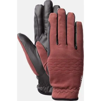 Jezdecké rukavice Rukavice Horze Jimena zimní 6 vínová