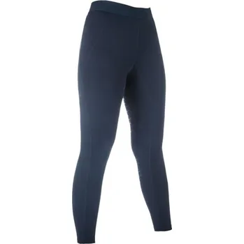 Jezdecké kalhoty Legíny HKM Tabea full grip dětské 134/140 tmavě modrá
