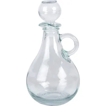 Váza Skleněná lahvička / karafa s uzávěrem a uchem Leo – 325 ml