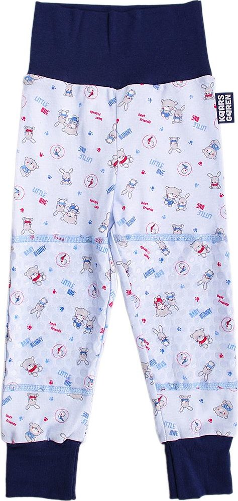 Kaarsgaren Kalhoty s protiskluzem bavlna medvídek modrý 74