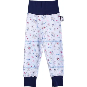 Kaarsgaren Kalhoty s protiskluzem bavlna medvídek modrý 74
