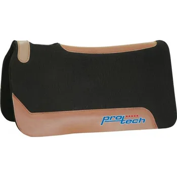 Dečka pod sedlo Western Protech Filc/neopren/kůže černá