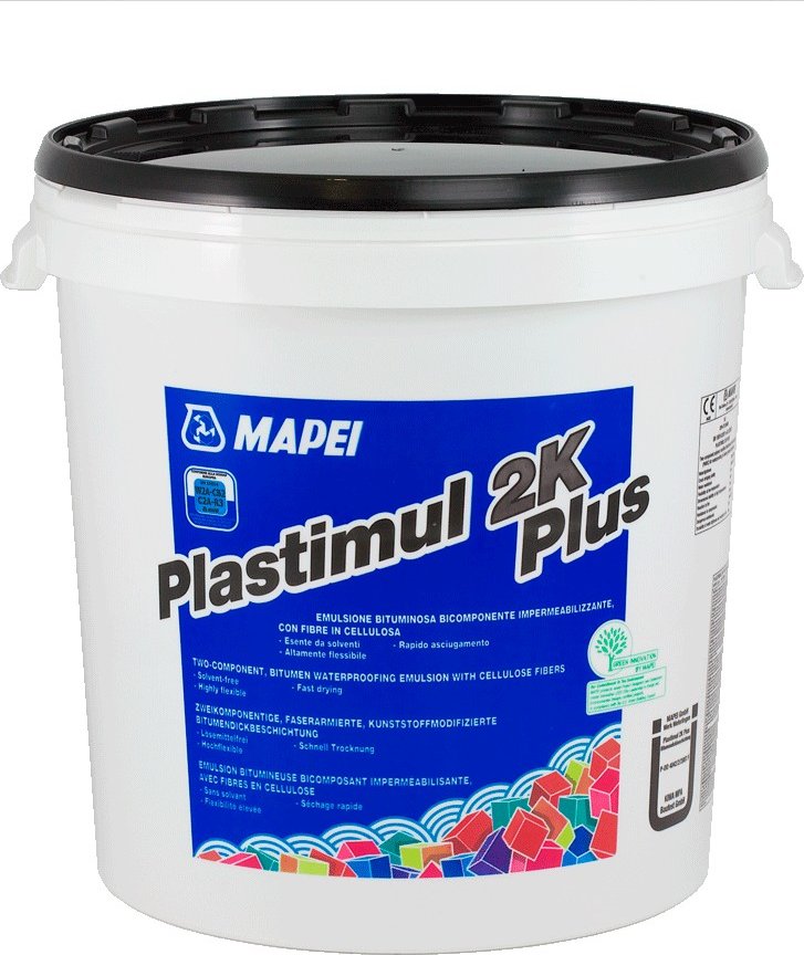 MAPEI Plastimul 2K Plus A+B bitumenová izolace 30kg