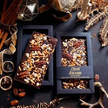 CASA KAKAU Řemeslná čokoláda se třemi druhy ořechů 90 g