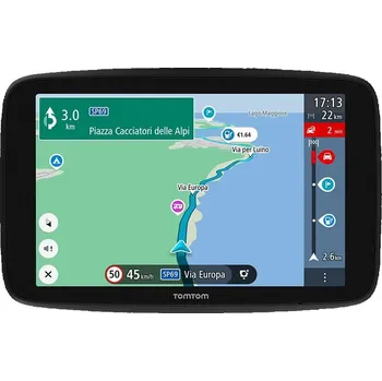 GPS navigace Satelitní navigace TomTom GO Camper Max se 7" HD obrazovkou, body zájmu pro obytné vozy a karavany, aktualizace přes Wi-Fi, upoz 636926106306