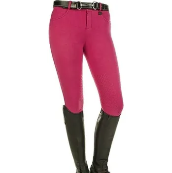 Jezdecké kalhoty Rajtky HKM Softice dětské Silikonové kolena 134 růžová