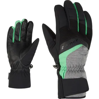 Ziener GABINO dark melange/pale green Velikost č.: 9