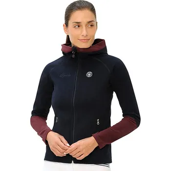 Dámská mikina Mikina Spooks Clarissa L tmavě modrá/vínová