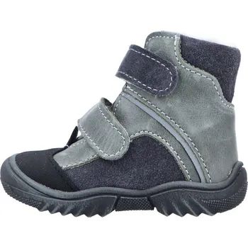 Dívčí kozačky Jonap zimní kožené boty 055 M šedá 23