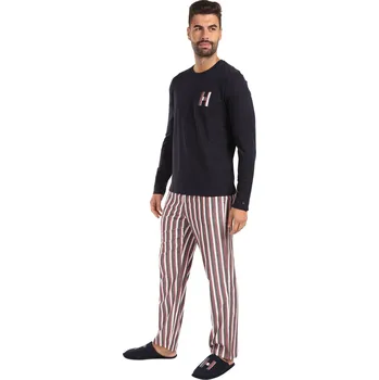 Dámské pantofle Pánské pyžamo Tommy Hilfiger s papučemi vícebarevné v dárkovém balení (UM0UM02989 0VB) L UM0UM02989 0VB Možnost vrácení zboží ZDARMA do 120 dnů!