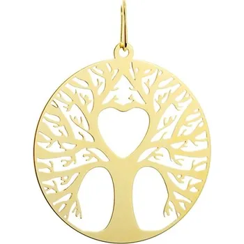 Šperk Přívěšek ze žlutého zlata strom života PA1748SF + DÁREK ZDARMA